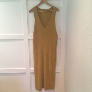 Free People Ribbed Cable Knit Dress